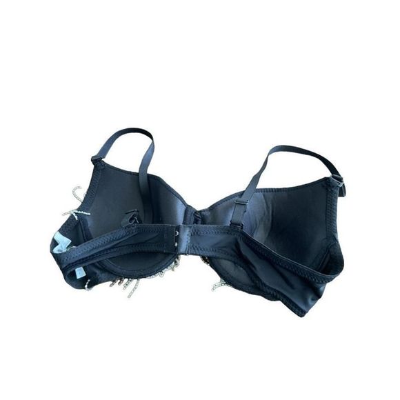 Glamourama No. 1 Los Angeles Rhinestone Fringe Rave Bra - Picture 2 of 5